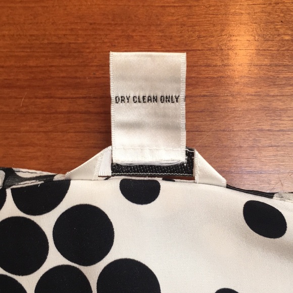 Isabella D. Size 8 Silk Polka Dot Skirt - Picture 7 of 8